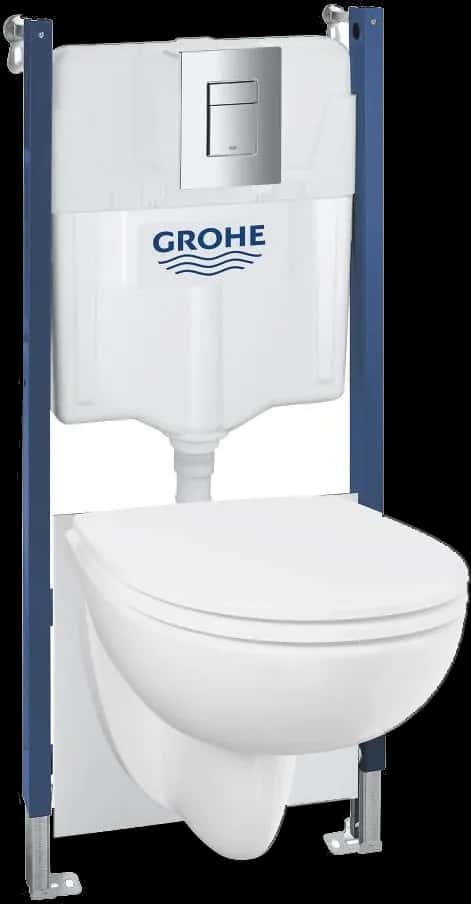 GROHE Solido 5 în 1 set pentru WC, 1.13 m înălţime de instalare