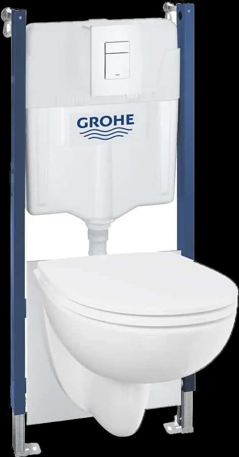 GROHE Solido 5 în 1 set pentru WC, 1.13 m înălţime de instalare
