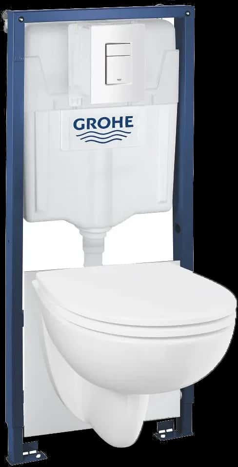 GROHE Solido 5 în 1 set pentru WC, 1.13 m înălţime de instalare