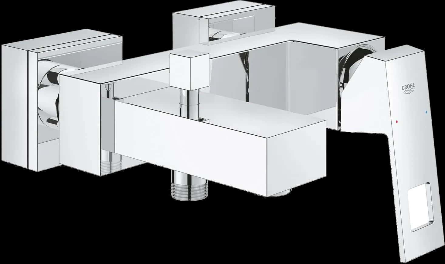 GROHE Eurocube Baterie cadă monocomandă 1/2"