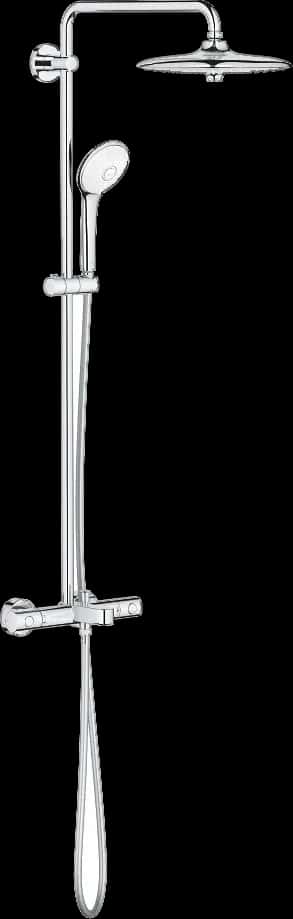 GROHE Euphoria System 260 Sistem duș cu termostat pentru cadă pentru montare pe perete