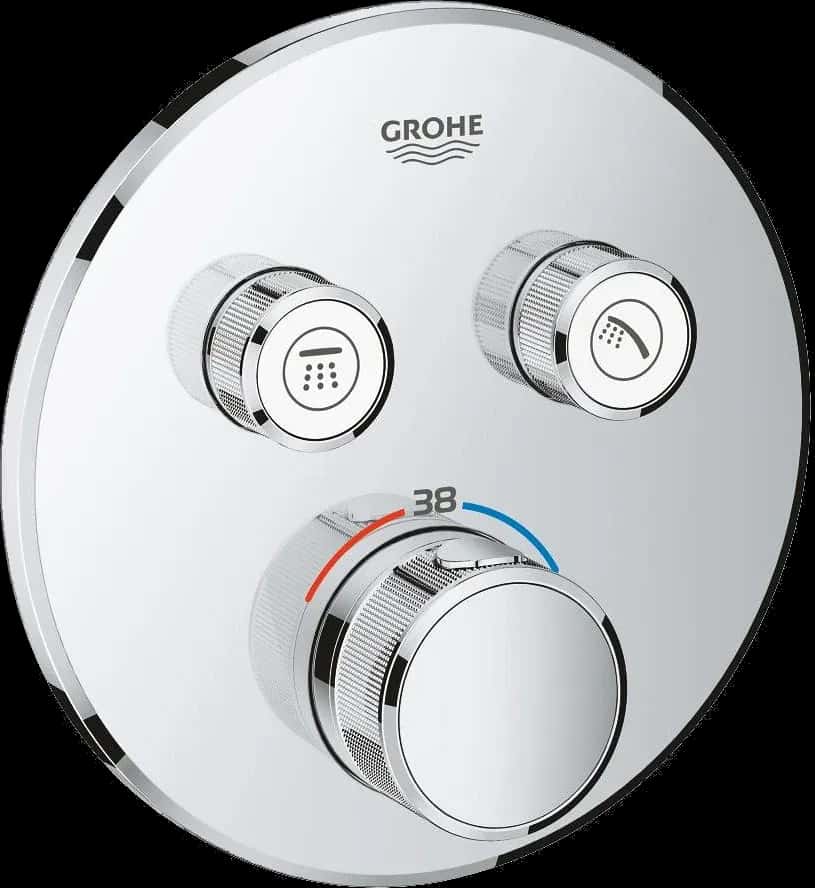 GROHE Grohtherm SmartControl Unitate de control cu termostat pentru instalare încastrată cu 2 ieșiri