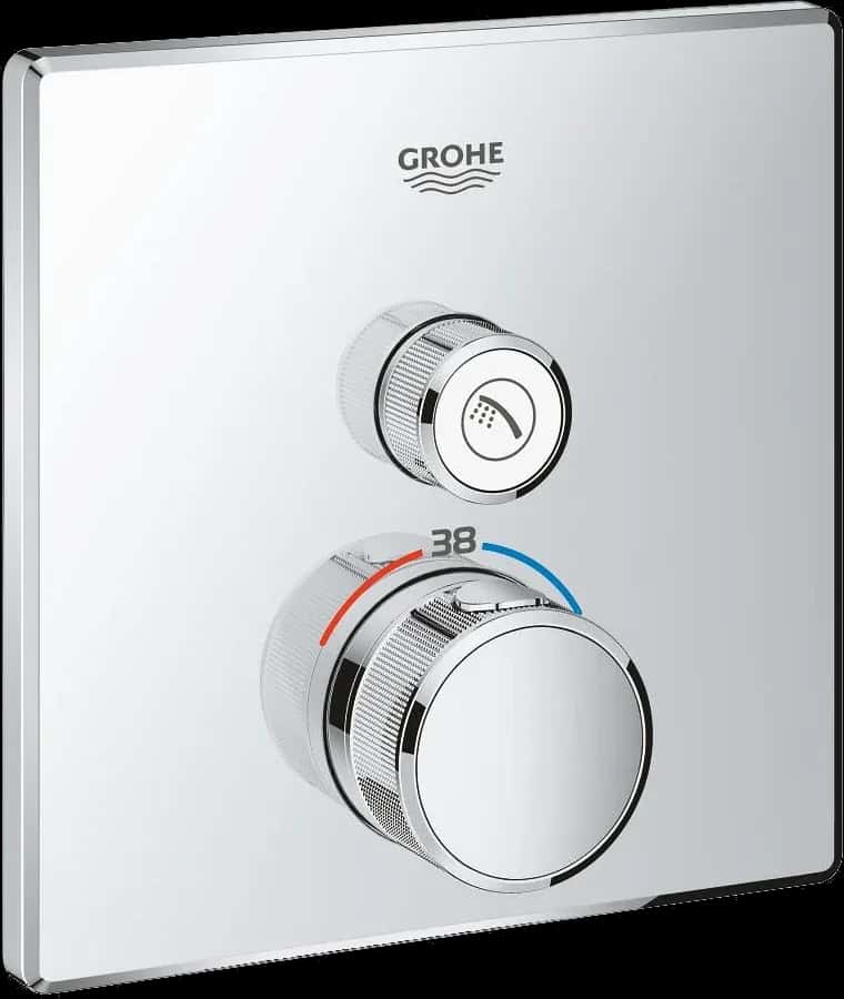 GROHE Grohtherm SmartControl Unitate de control cu termostat pentru instalare încastrată cu o ieșire