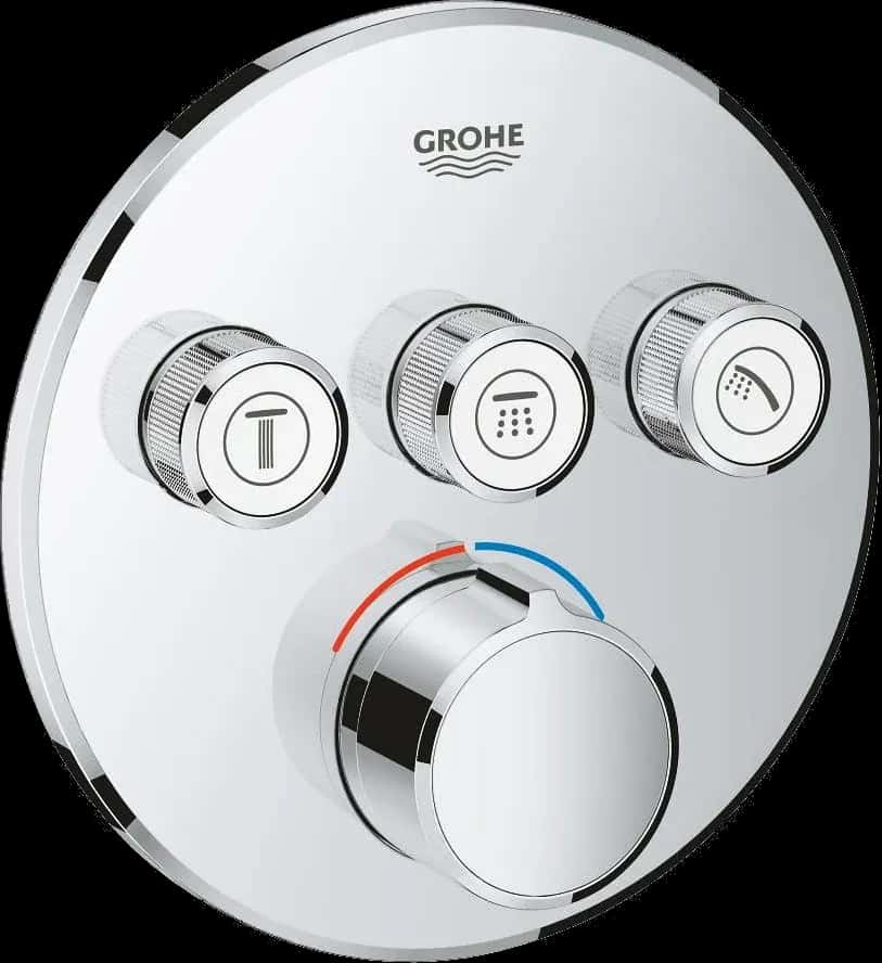 GROHE SmartControl Unitate încastrată cu 3 valve