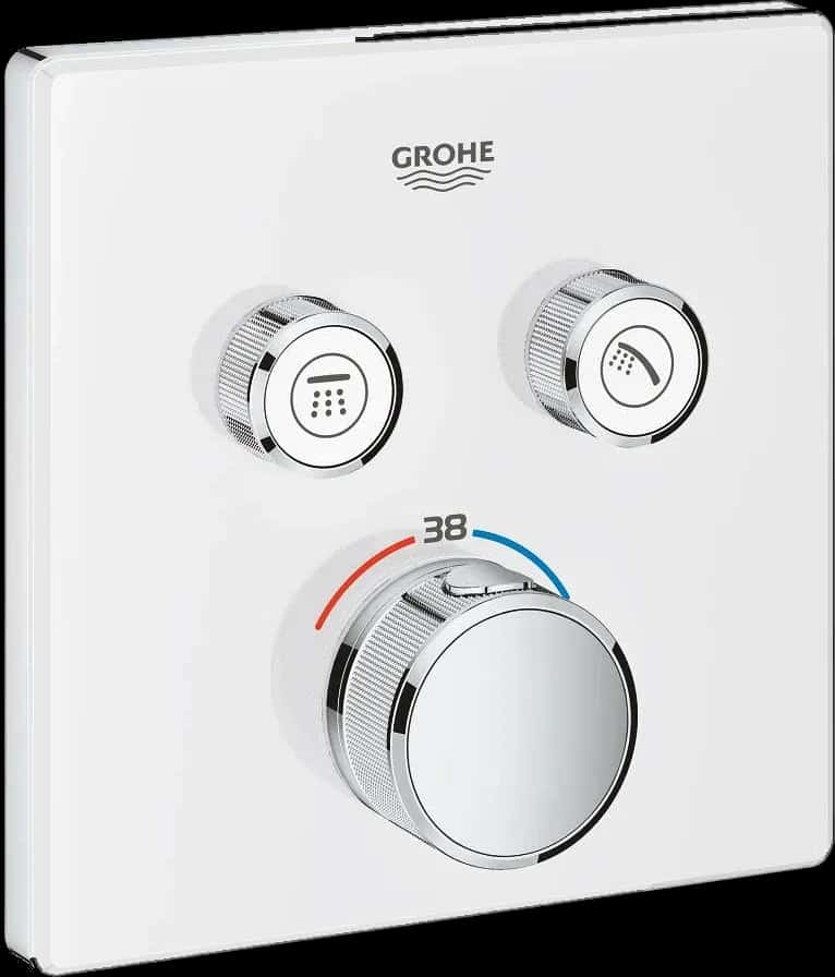 GROHE Grohtherm SmartControl Unitate de control cu termostat pentru instalare încastrată cu 2 ieșiri