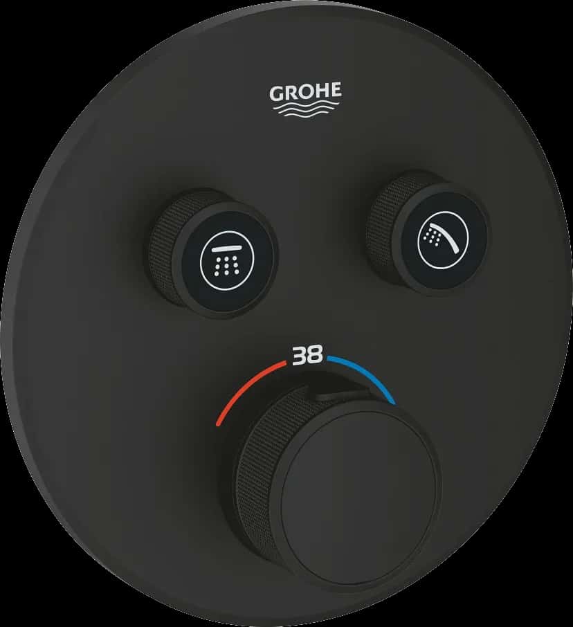 GROHE Grohtherm SmartControl Unitate de control cu termostat pentru instalare încastrată cu 2 ieșiri