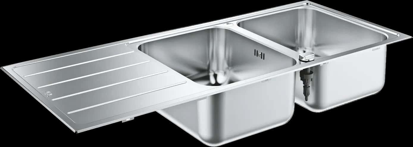 GROHE K500 Chiuvetă din oțel inoxidabil cu picurător