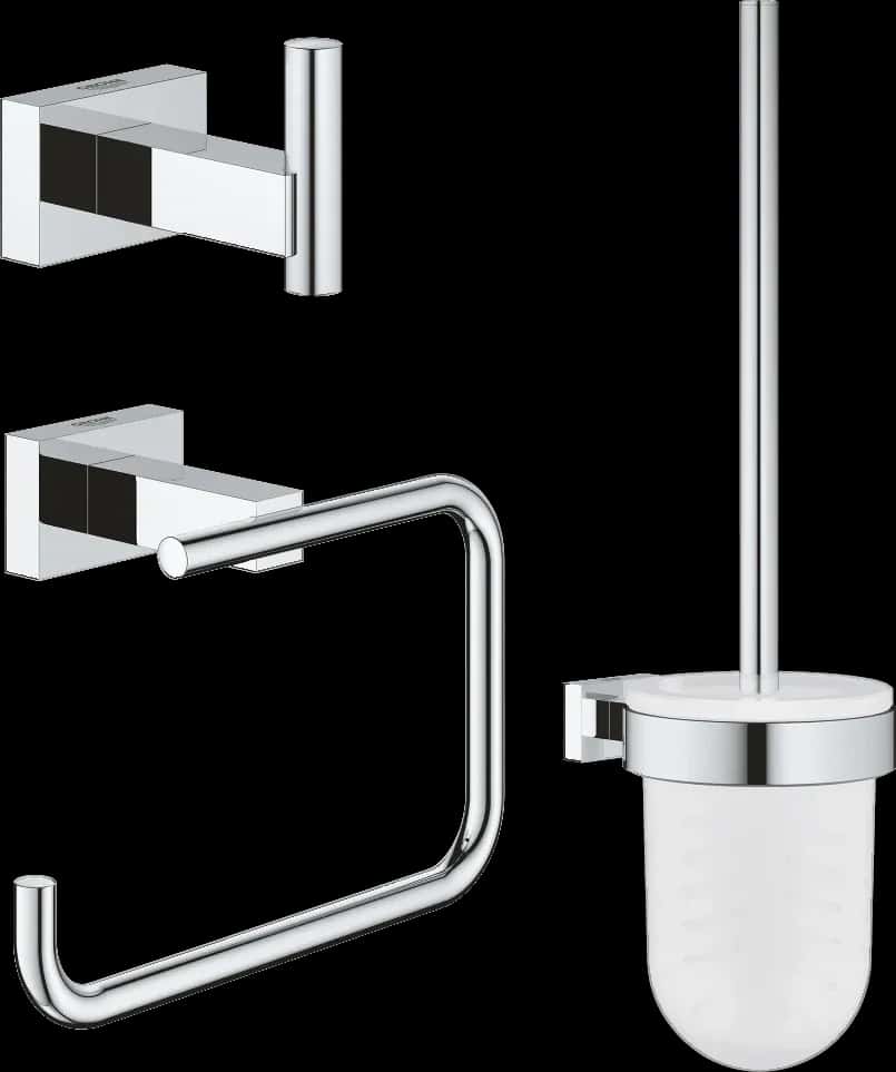 GROHE Essentials Cube Set accesorii 3 în 1 City restroom