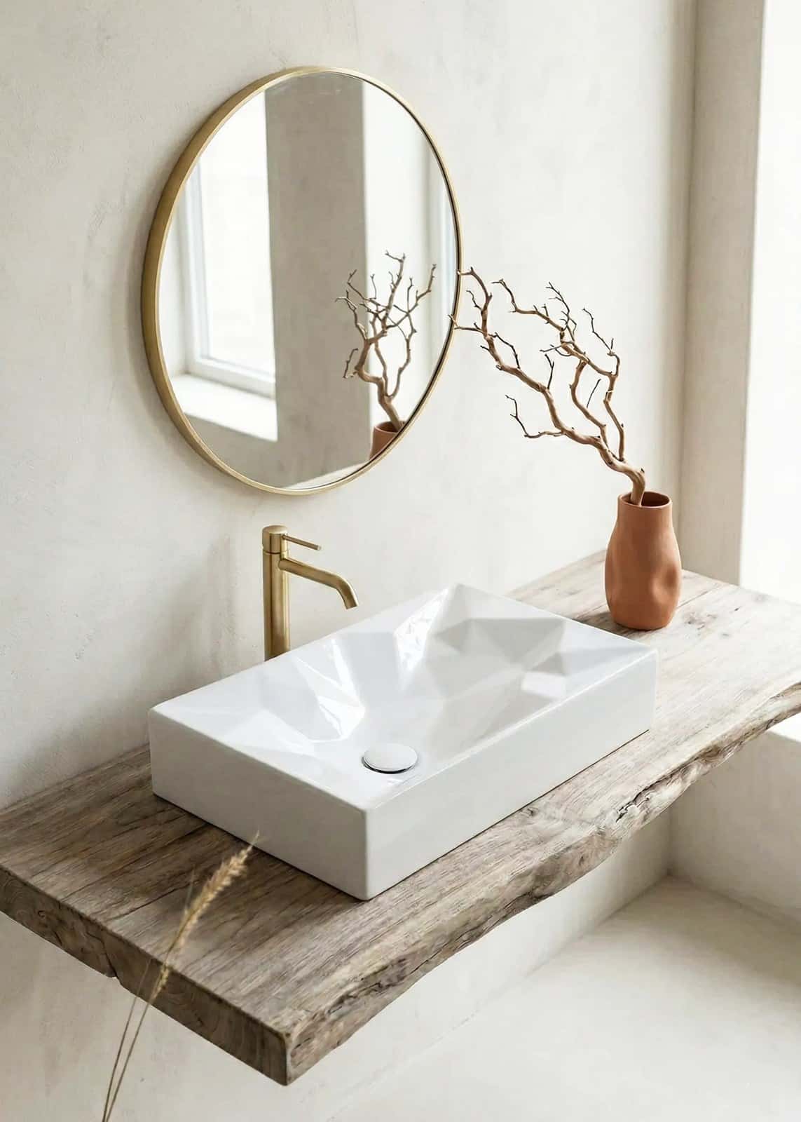 Lavoar Ceramic Modern Rectangular A526 - montat