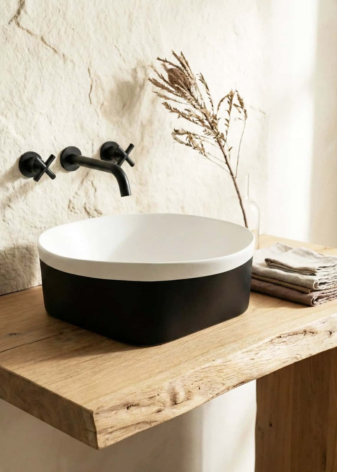 Lavoar ceramic rotund A692-CA08M - montat