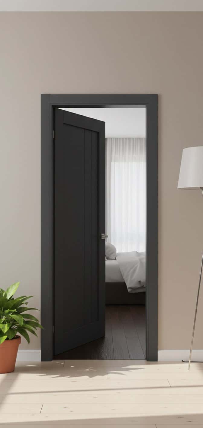 Ușă interior ML-701 design minimalist - montat
