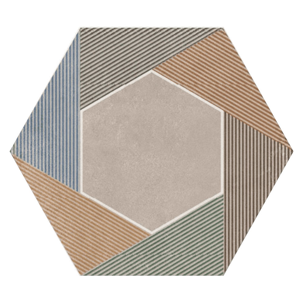 Artica Decor, placă hexagonală 21,5×25 cm