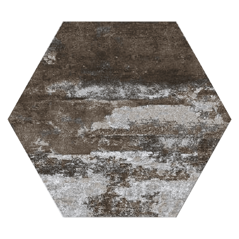 Contra, placă hexagonală 21,5×25 cm