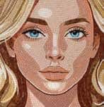 Blonde Girl - textură