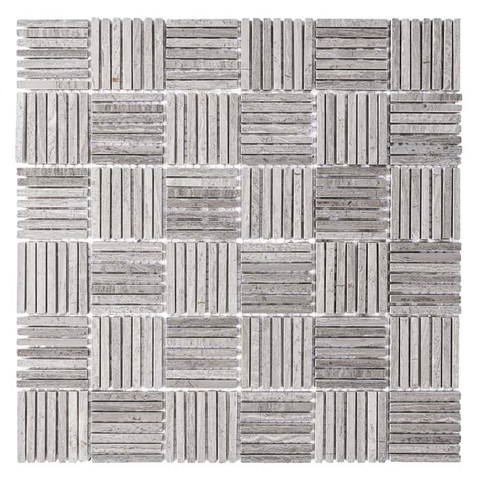 Woodstone Grey Tatami 48 - textură
