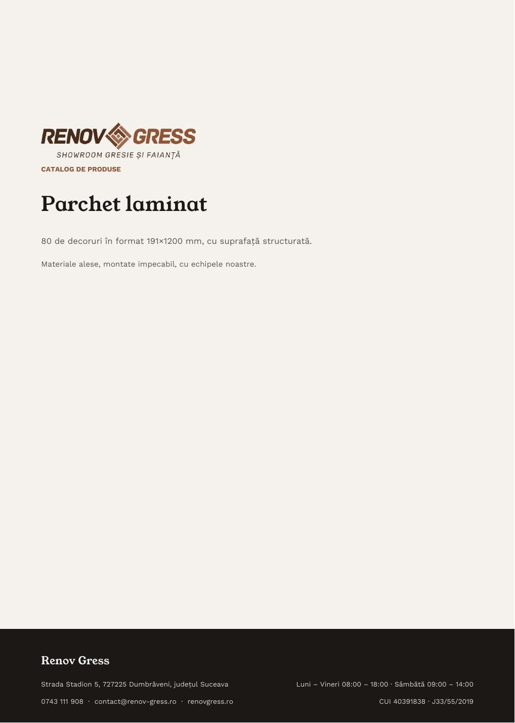 Coperta catalogului agt-parchet