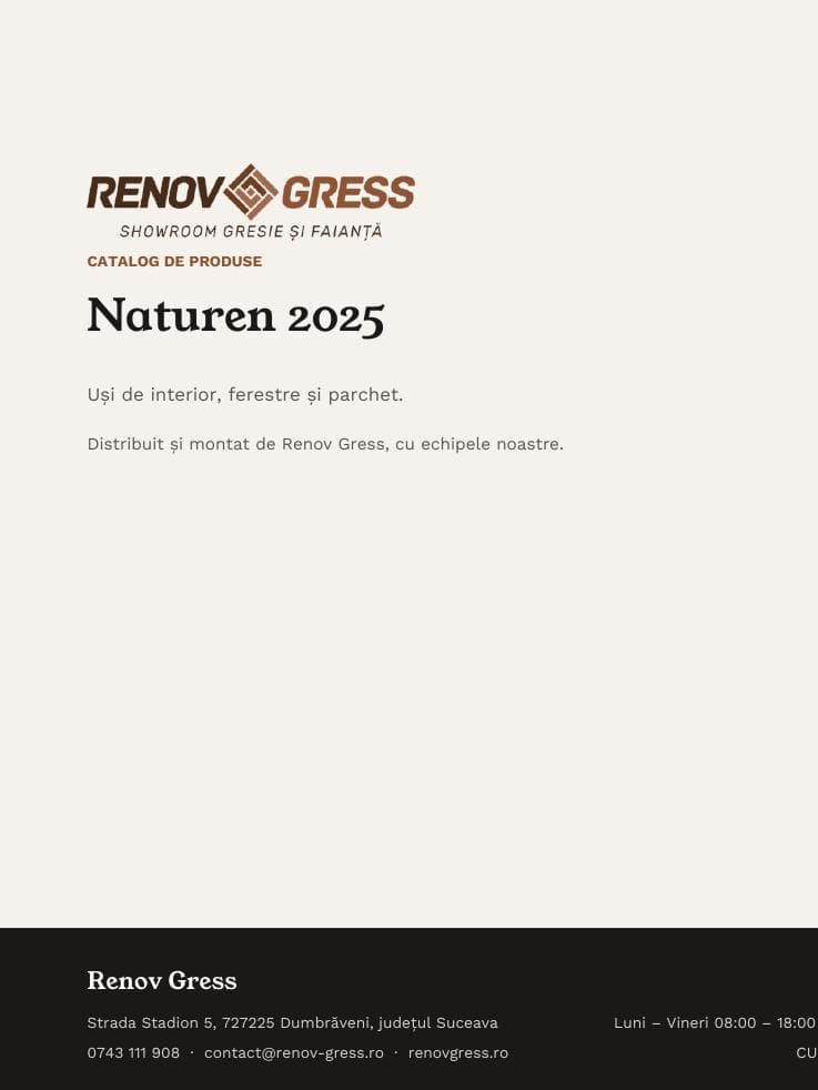 Coperta catalogului naturen-usi