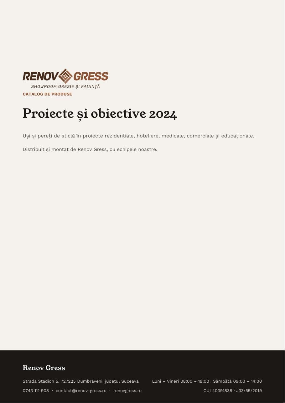 Coperta catalogului sapeli-obiective
