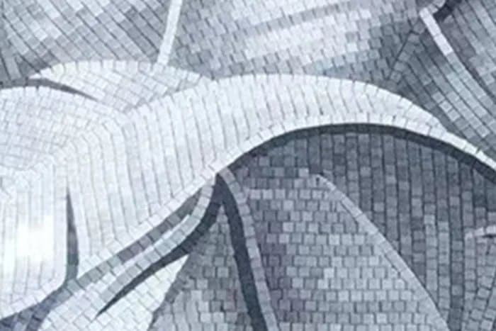 Tablou din mozaic Banana Leaves, 110×220 cm - poza 4