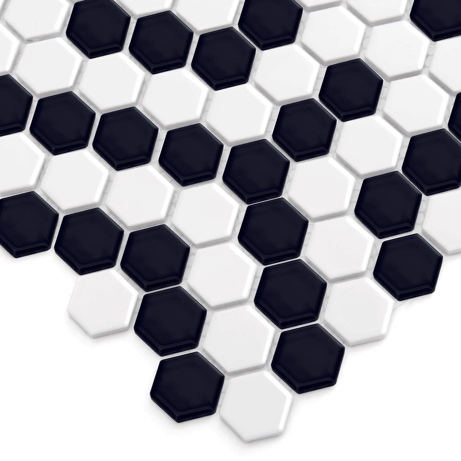 Mini Hexagon B&W Coral - poza 3