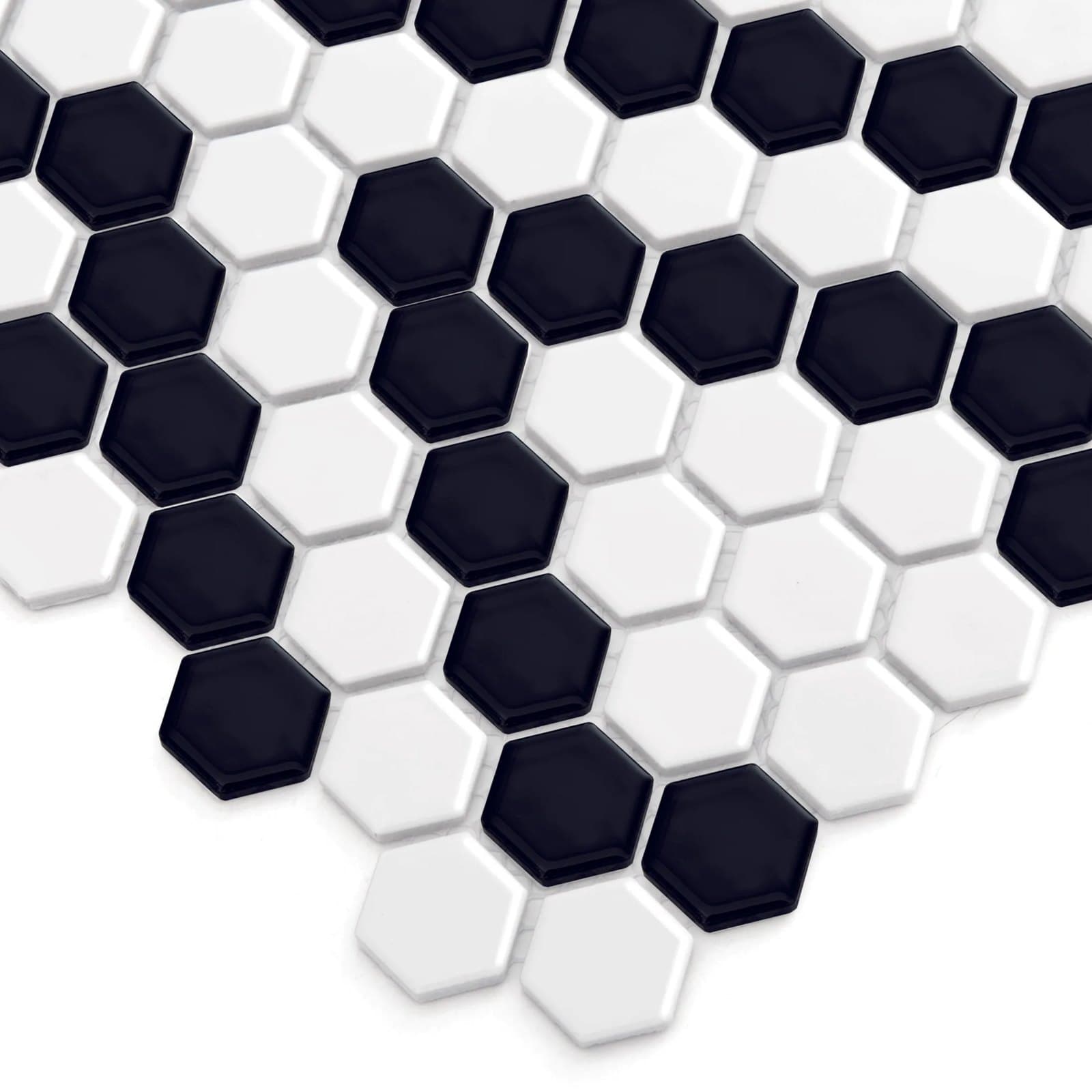 Mini Hexagon B&W Lace Premium matt - poza 3