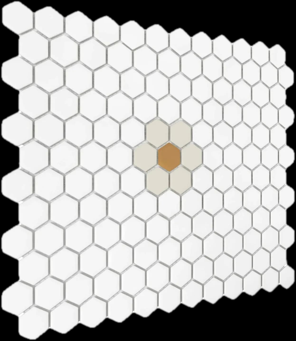 Mini Hexagon Daisy Cotton matt - poza 3