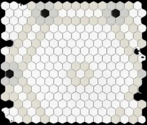 Mini Hexagon Doublehex matt