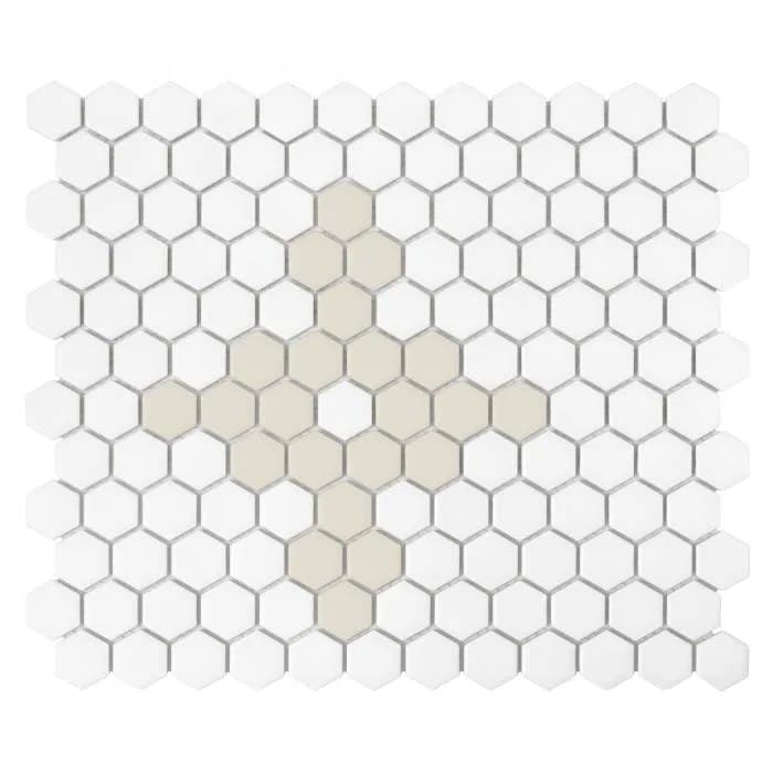 Mini Hexagon Floret matt
