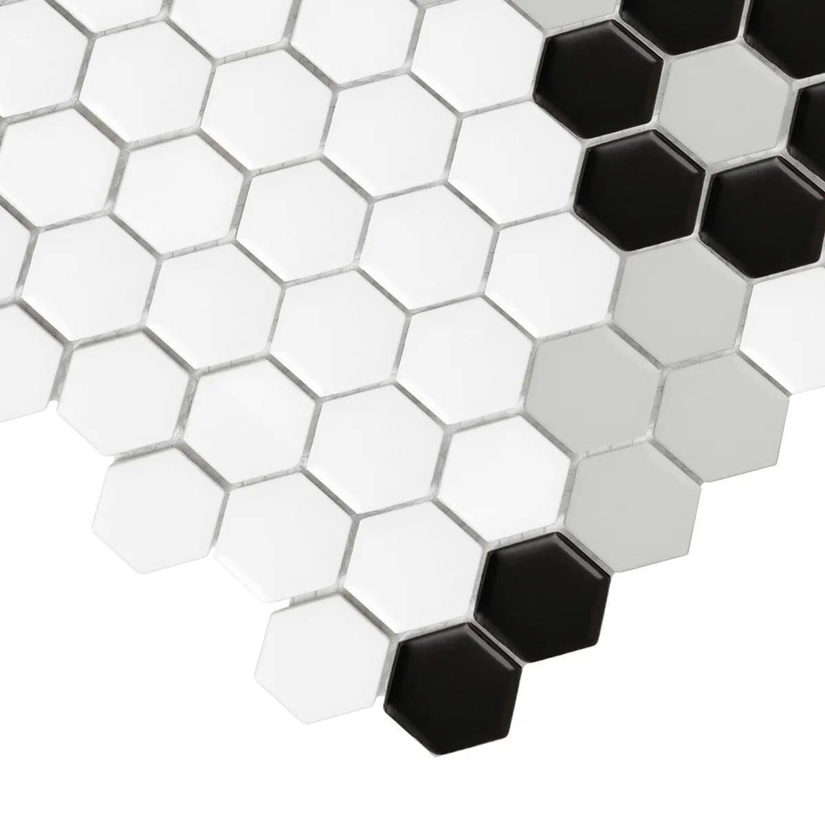 Mini Hexagon Garland Black matt - poza 2