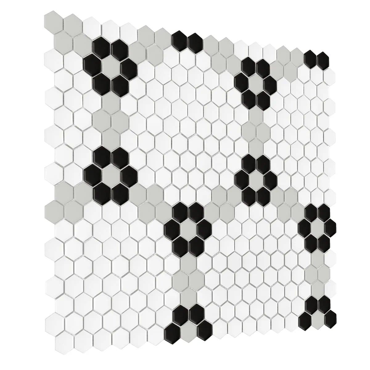 Mini Hexagon Garland Black matt - poza 3