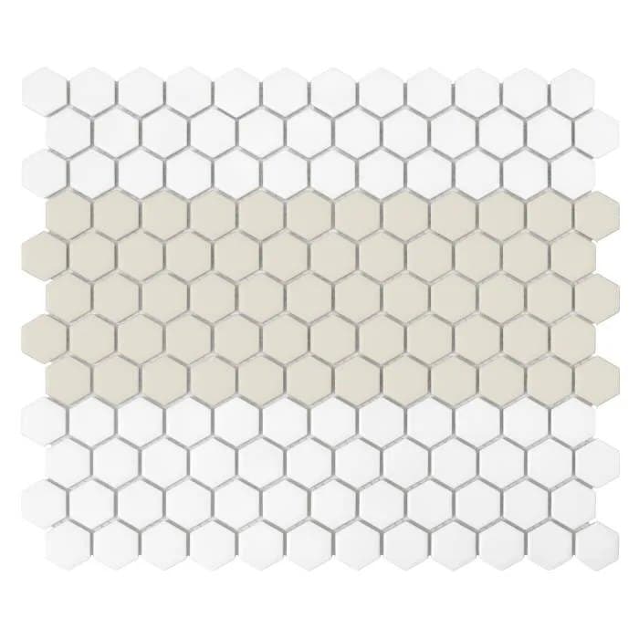 Mini Hexagon Stripe 1.C matt