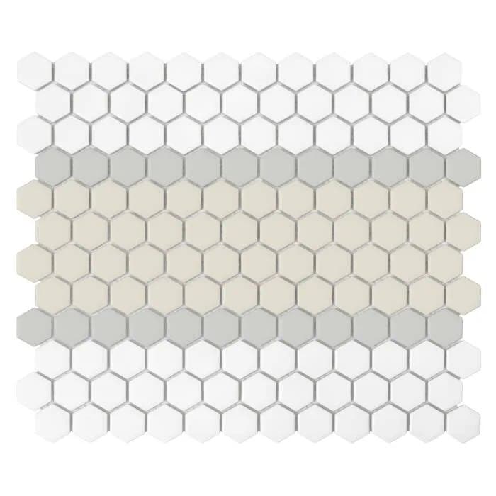 Mini Hexagon Stripe 3.A matt