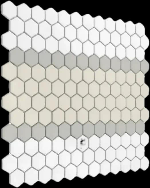 Mini Hexagon Stripe 3.A matt - poza 2
