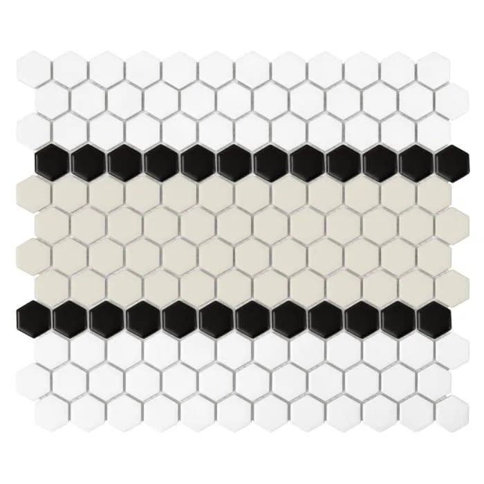 Mini Hexagon Stripe 3.B matt
