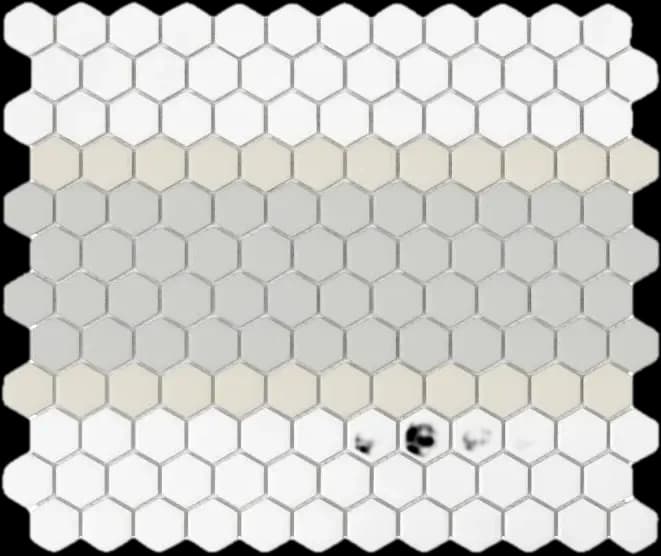 Mini Hexagon Stripe 3.C matt