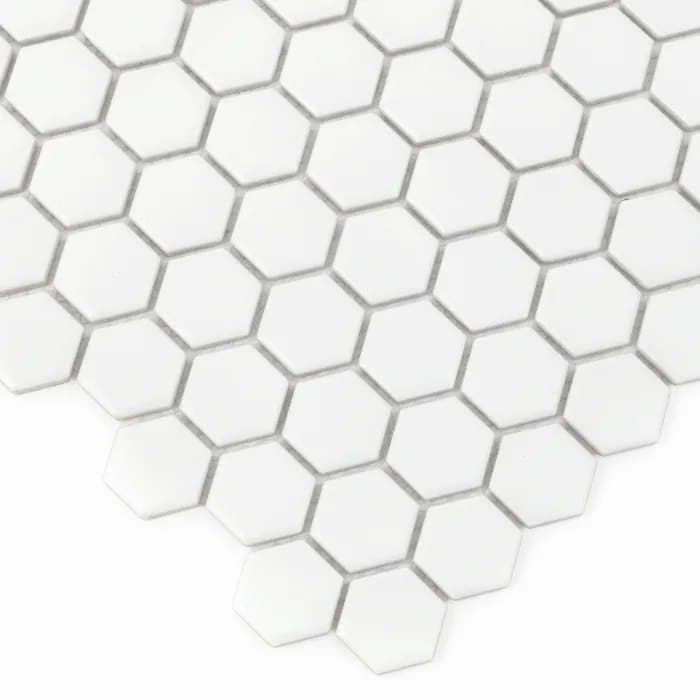 Mini Hexagon White matt - poza 3