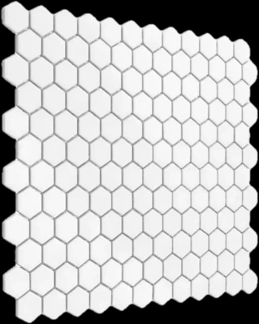 Mini Hexagon White matt - poza 5