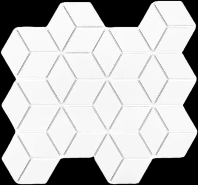 Mini Rombic White 48