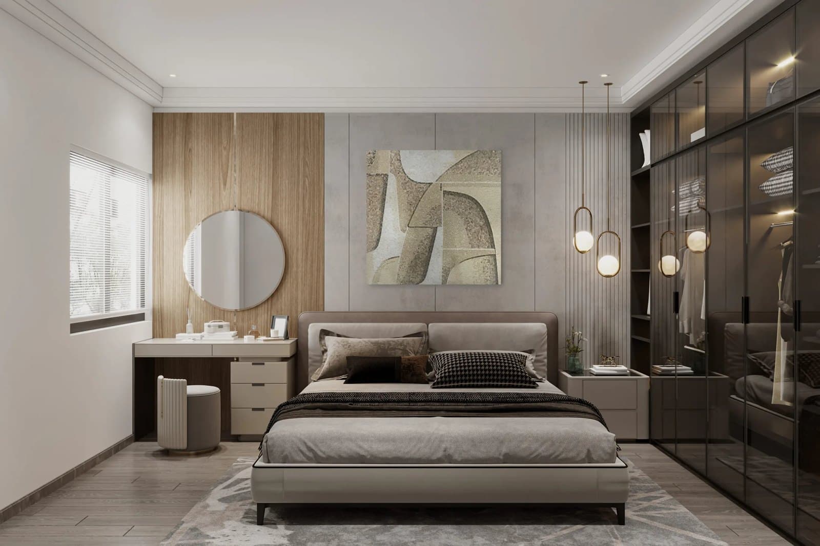 Tablou din mozaic Moderna, 110×110 cm - poza 2