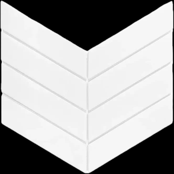 Royal Chevron White matt