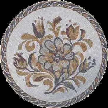Rozetă din mozaic SM 13