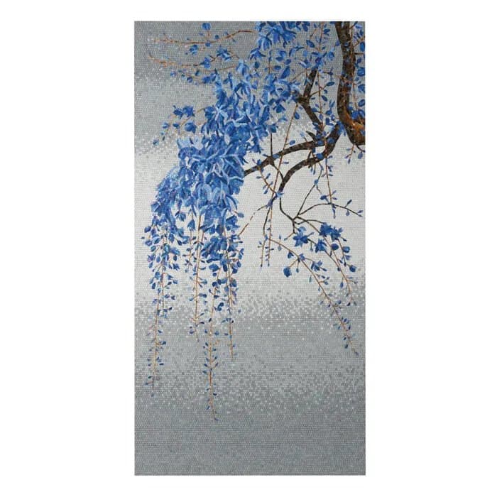 Tablou din mozaic Wisteria, 110×220 cm