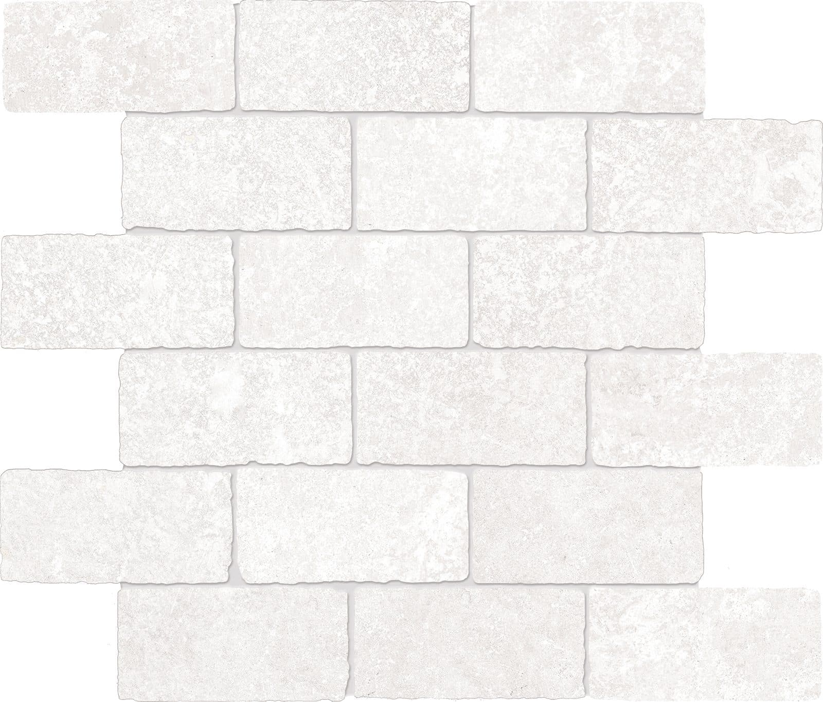 Chateau mozaic Mur 30×30 Blanc