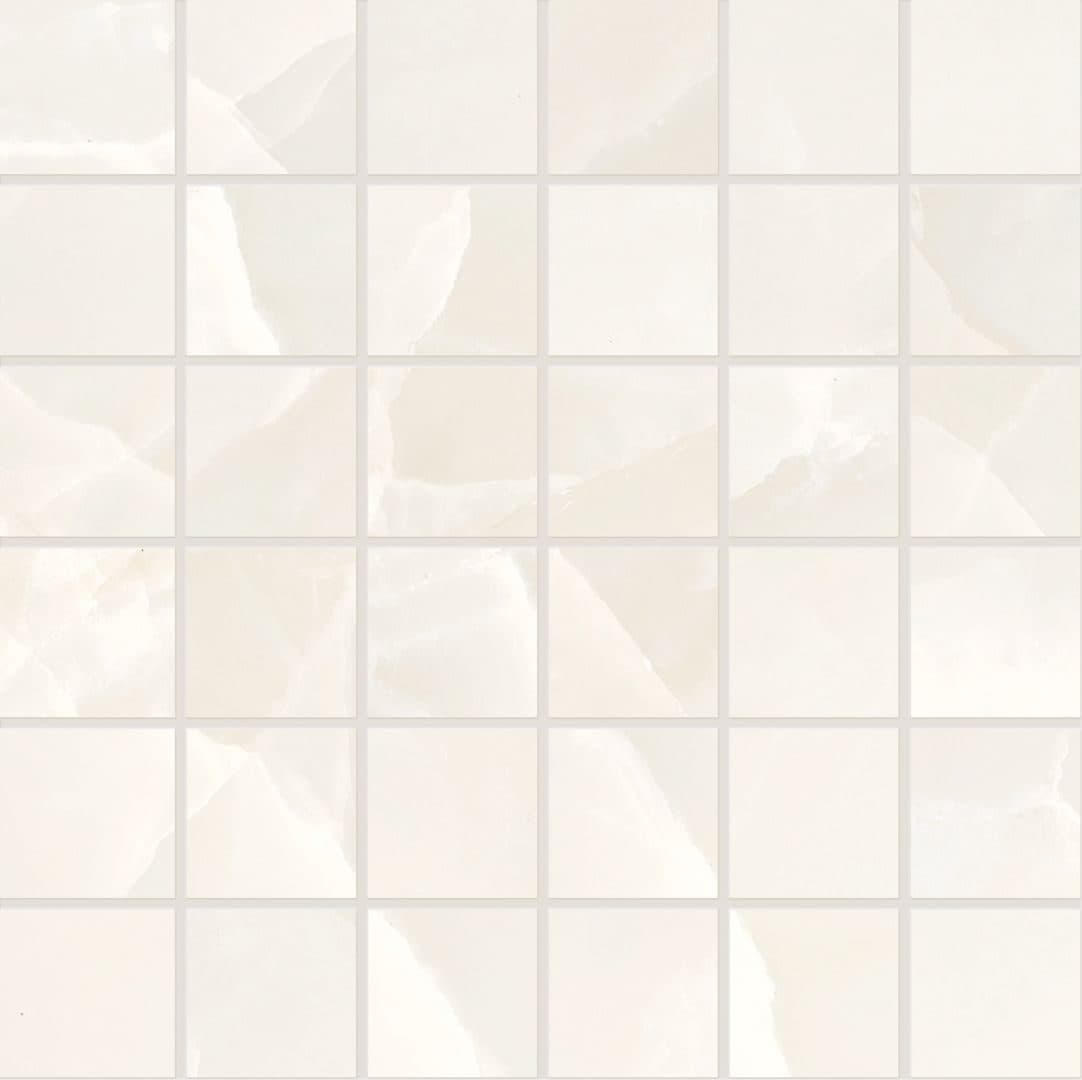 Tele di Marmo Onyx mozaic 5×5-30×30 Onyx Ivory