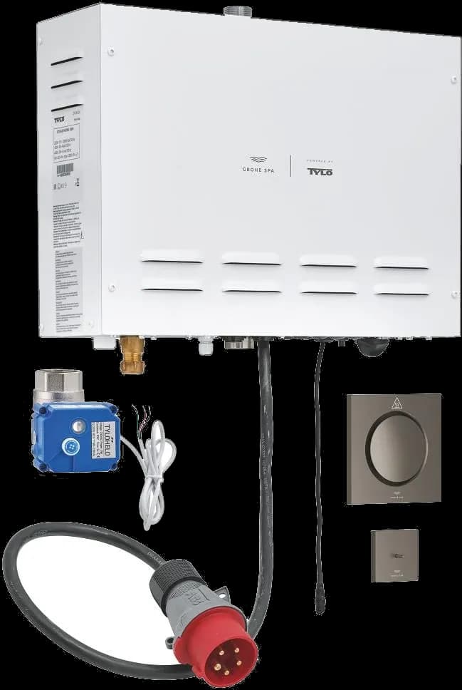 GROHE F digital Deluxe Generator de abur 9,9 kW, cu ieșire de abur și senzor de temperatură