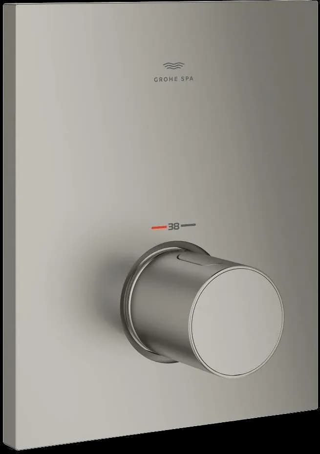 GROHE Grohtherm F Element de control pentru termostat - finisaj Oţel inoxidabil - Satin Steel