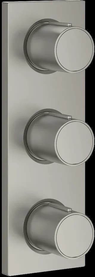 GROHE Grohtherm F Unitate de control pentru 3 ieșiri, încastrată - finisaj Oţel inoxidabil - Satin Steel