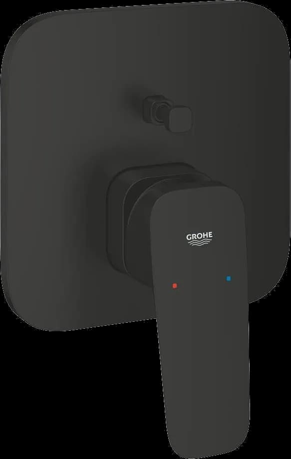 GROHE Cubeo Baterie monocomandă cu divertor cu două căi - finisaj Negru - Matt Black