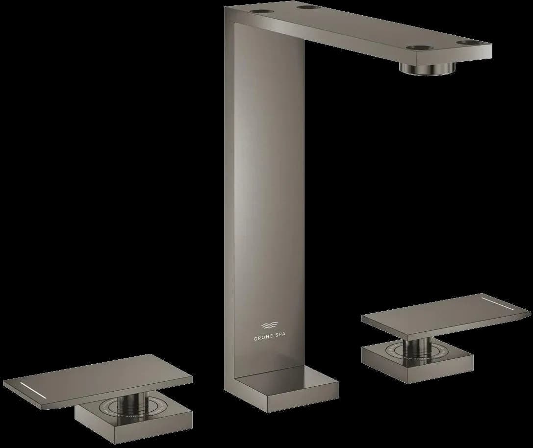 GROHE Allure Gravity Baterie lavoar cu 3 elemente 1/2" Mărimea M - finisaj Antracit - Brushed Hard Graphite
