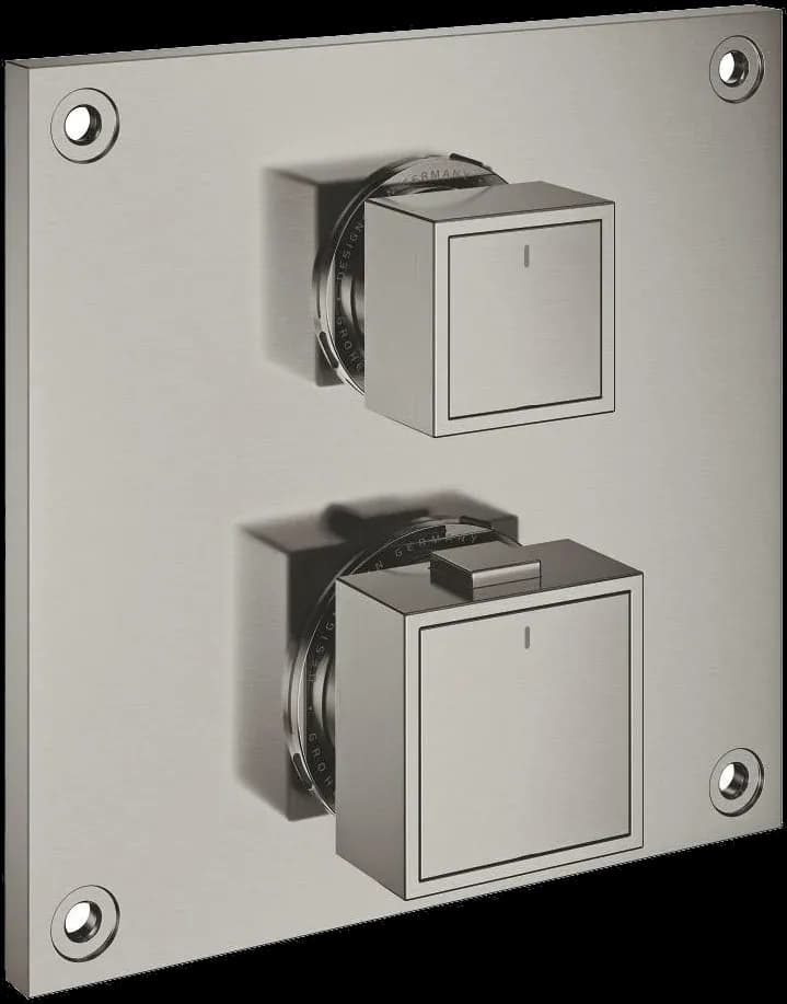 GROHE Allure Gravity Termostat pentru montaj încastrat, cu comutator cu 2 căi - finisaj Supersteel Infinity
